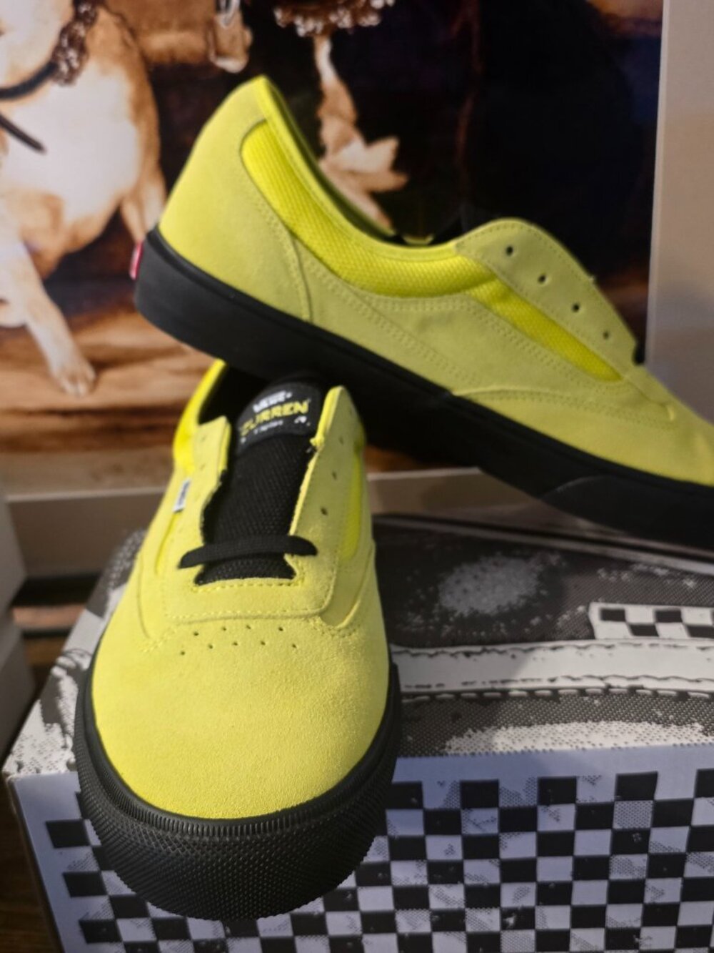 VANS Skate Curren Caples VN000D85H81 Yellow / Black BRUCE LEE COLORWAY SZ 12 NEW